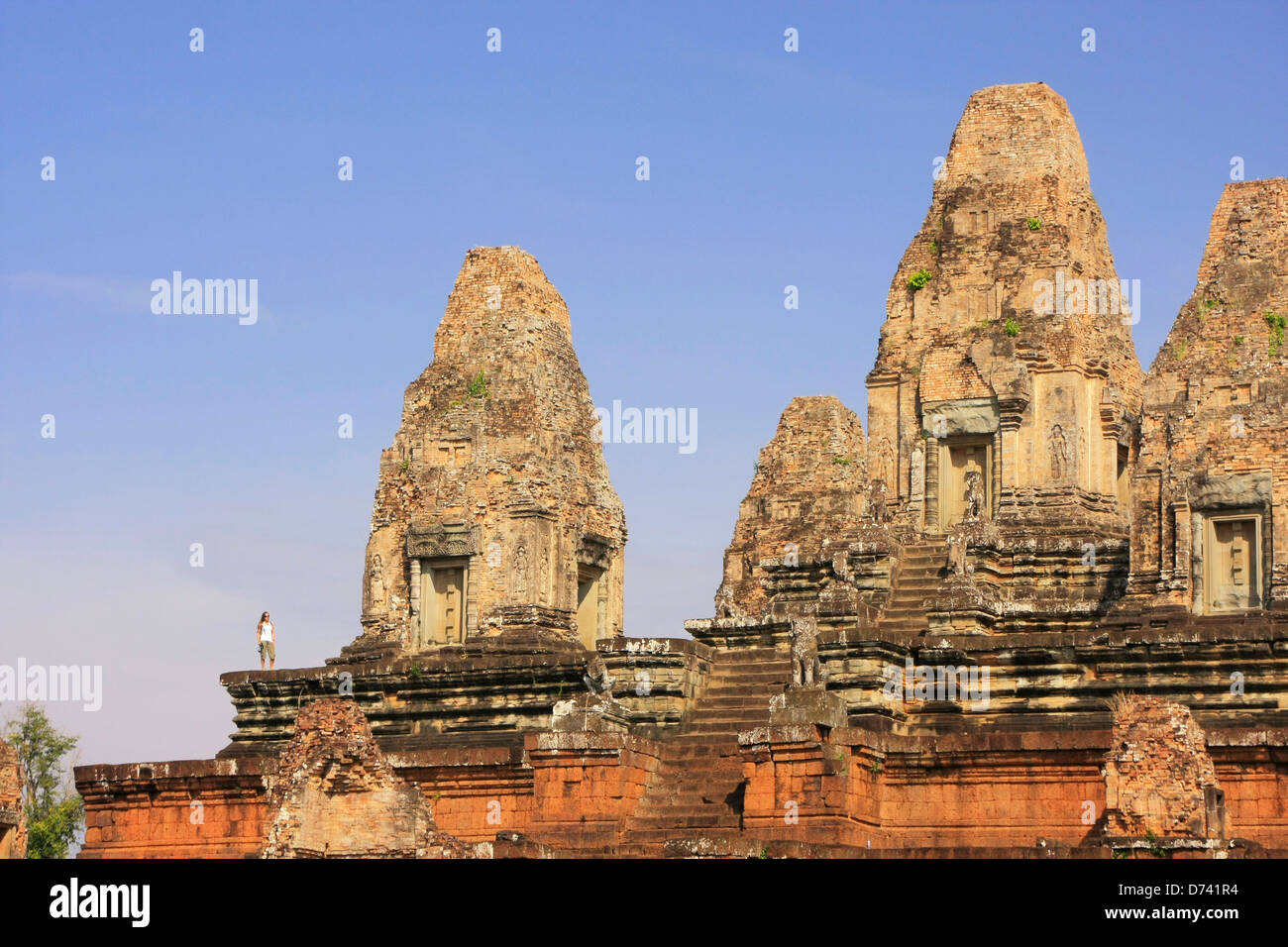 Pre Rup Tempel, Angkor Gebiet, Siem Reap, Kambodscha Stockfoto