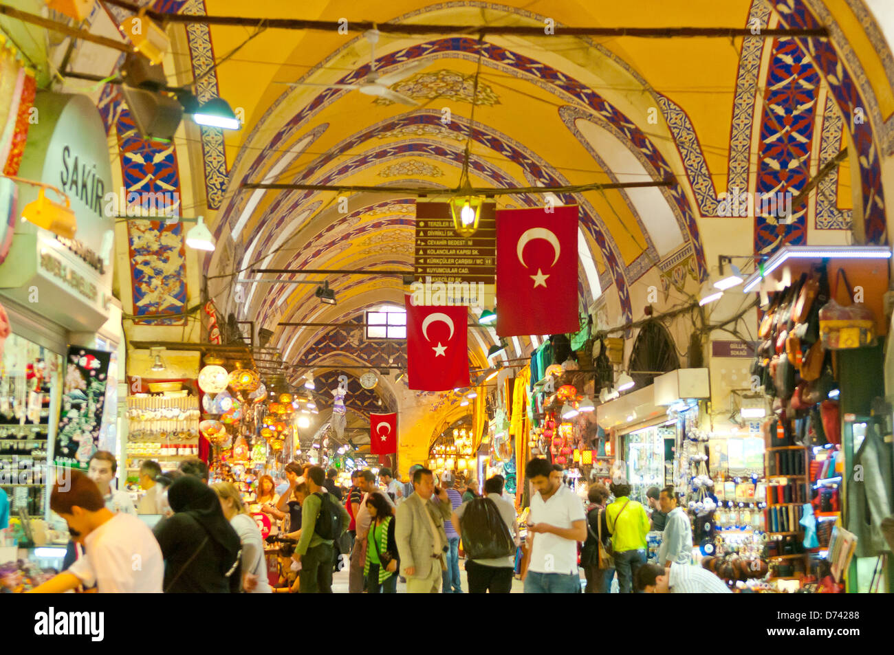 Basar, Fatih, Istanbul, Türkei Stockfoto