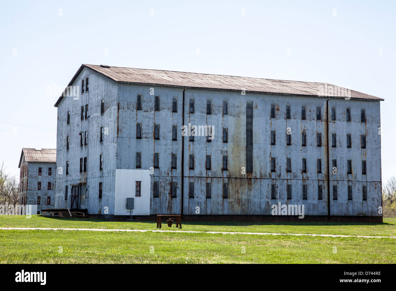 Bourbon-Fass-Lager Stockfoto