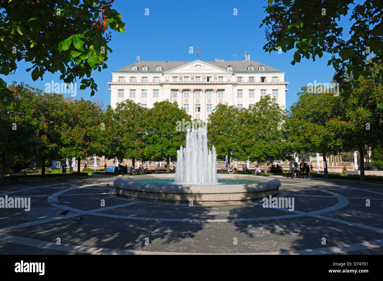 Zagreb - Hotel Esplanade Stockfoto