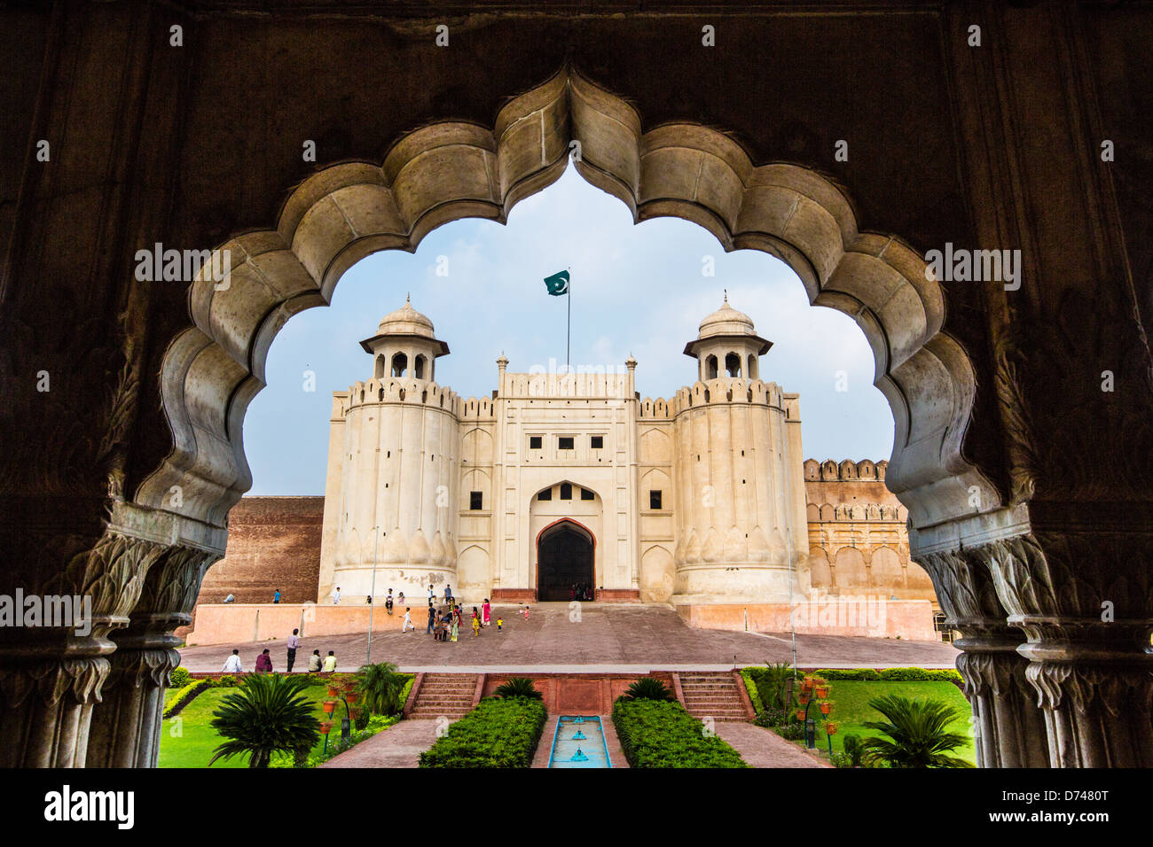 Alamgiri Gatter, Lahore Fort, Lahore, Pakistan Stockfoto