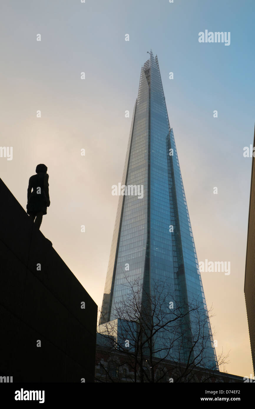 Das Shard moderne Bürogebäude, London, UK Stockfoto