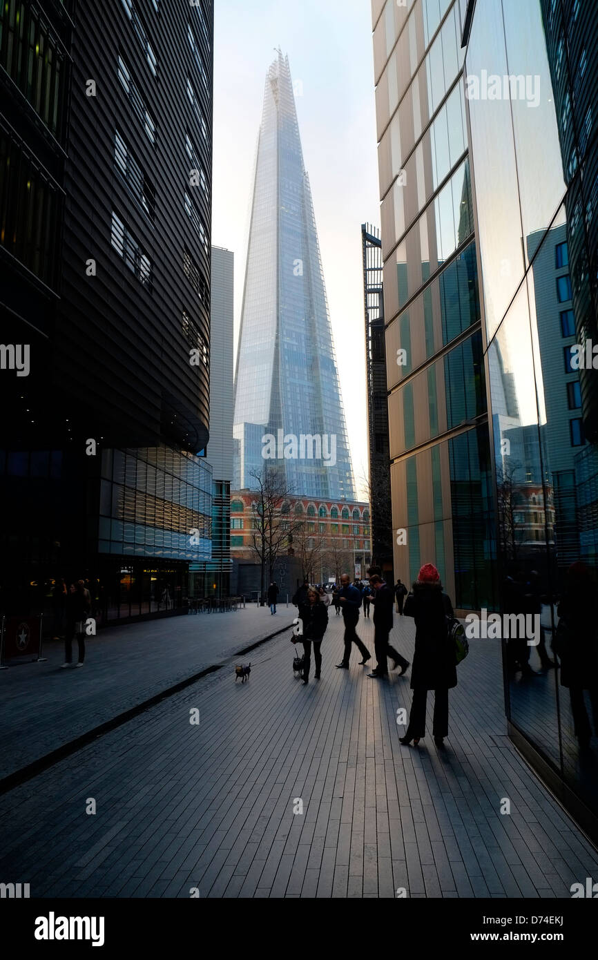 Das Shard moderne Bürogebäude, London, UK Stockfoto