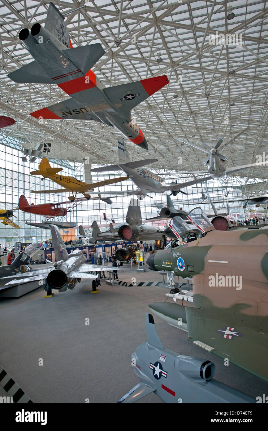 Die t.a. Wilson große Galerie. Das Museum of Flight. Seattle. USA Stockfoto