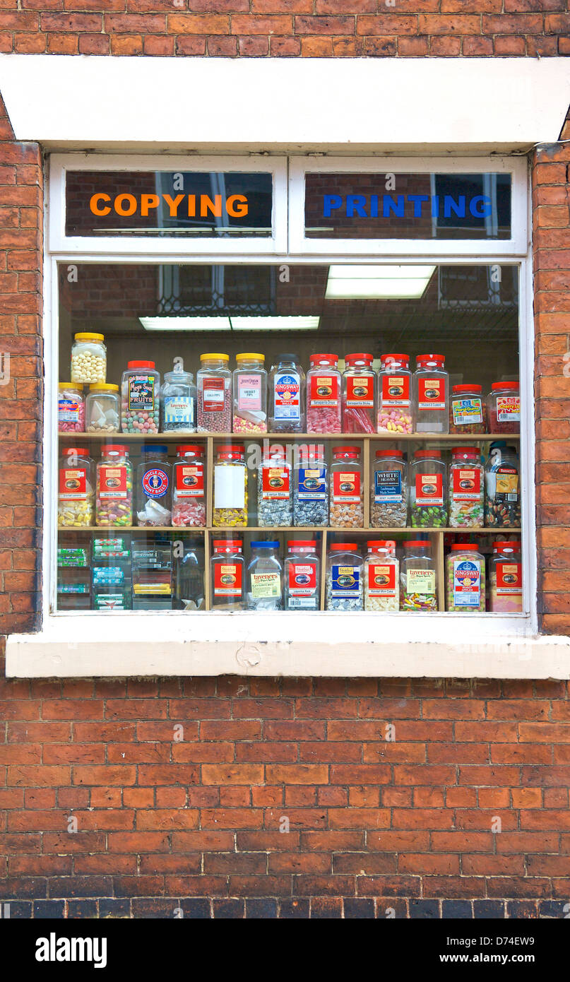 Traditionelle Konditorei in Preston Stadtzentrum entfernt. Stockfoto