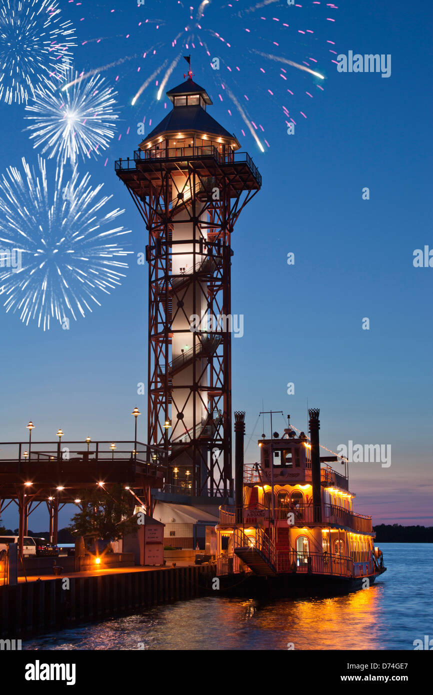 VICTORIAN PRINZESSINNENTURM STEAMBOAT BICENTENNIAL DOBBINS LANDING