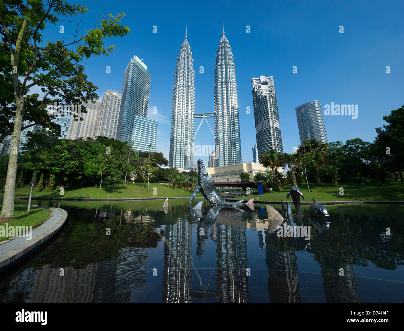 Petronas Twin Towers, Kuala Lumpur, Malaysia, Asien Stockfoto