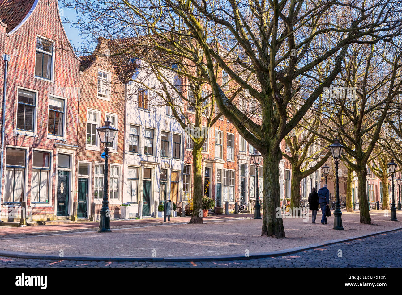 Universitätsstadt Leiden in Süd-Holland, Niederlande Stockfoto