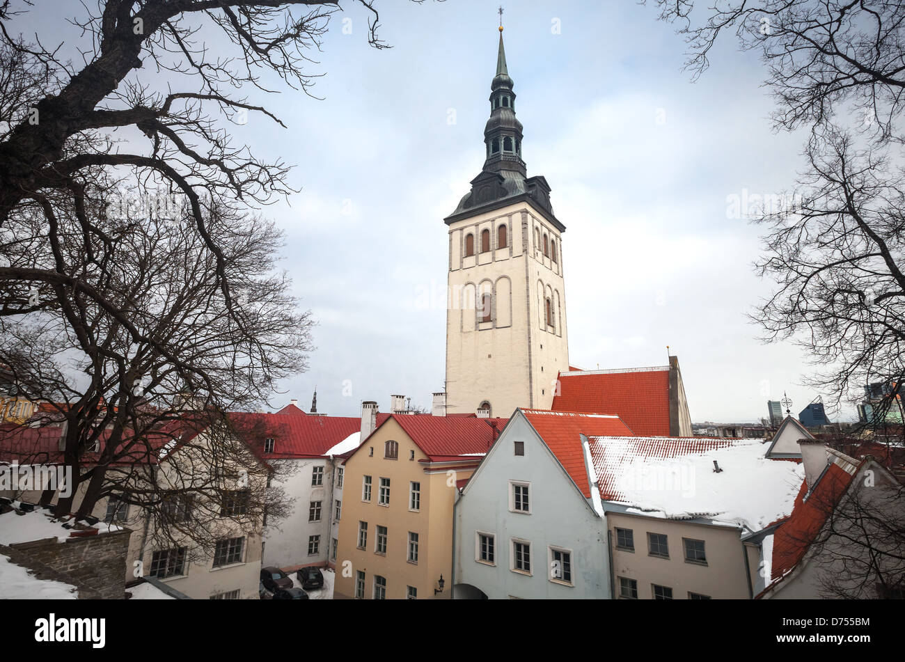 St.-Nikolaus-Kirche in Tallinn, Estland, Niguliste Museum Stockfoto