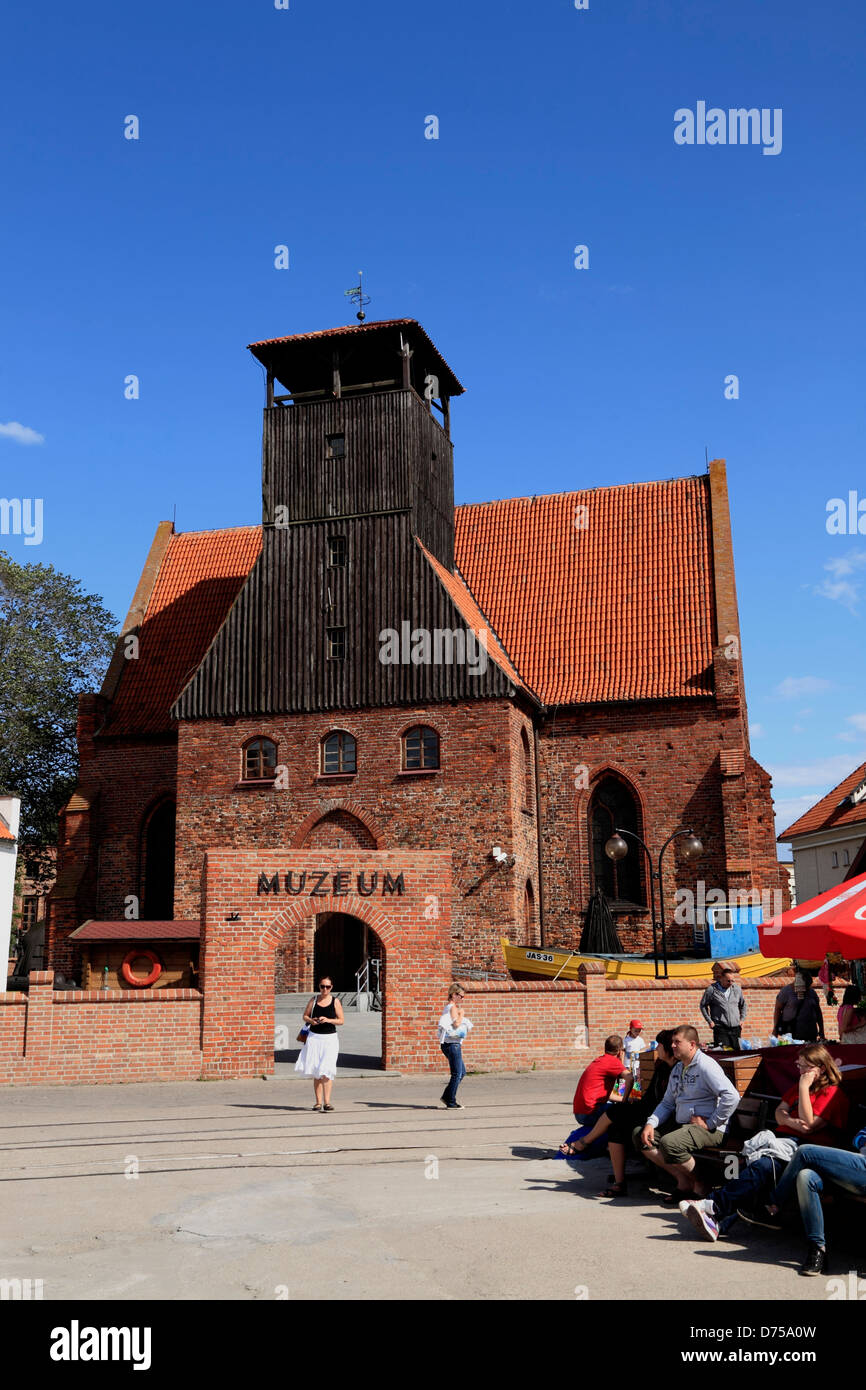 Halbinsel Hel (Hela), Mierzeja Helska, Ortschaft Hel, Fischereimuseum in Peter & Paul Kirche, Polen Stockfoto