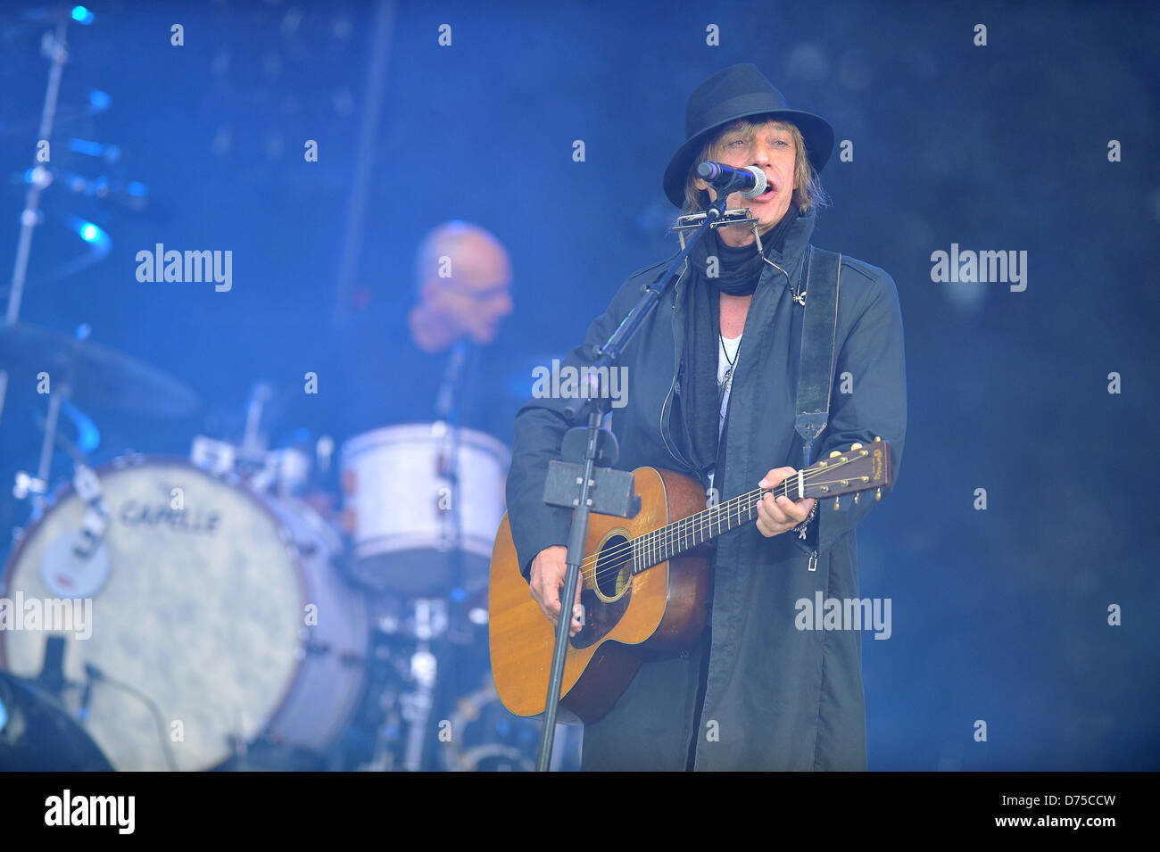 Jean-Louis Aubert 36. Paleo Festival-Tag 3 - Performances Nyon, Schweiz – 21.07.11 Stockfoto