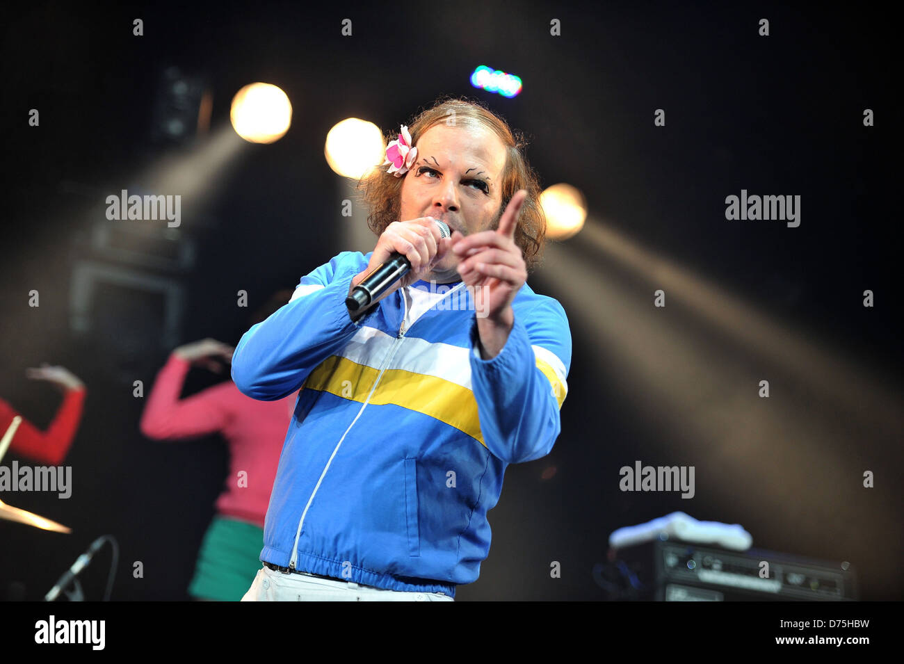 Philippe Katerine 36. Paleo Festival - Auftritte Nyon, Schweiz – 19.07.11 Stockfoto