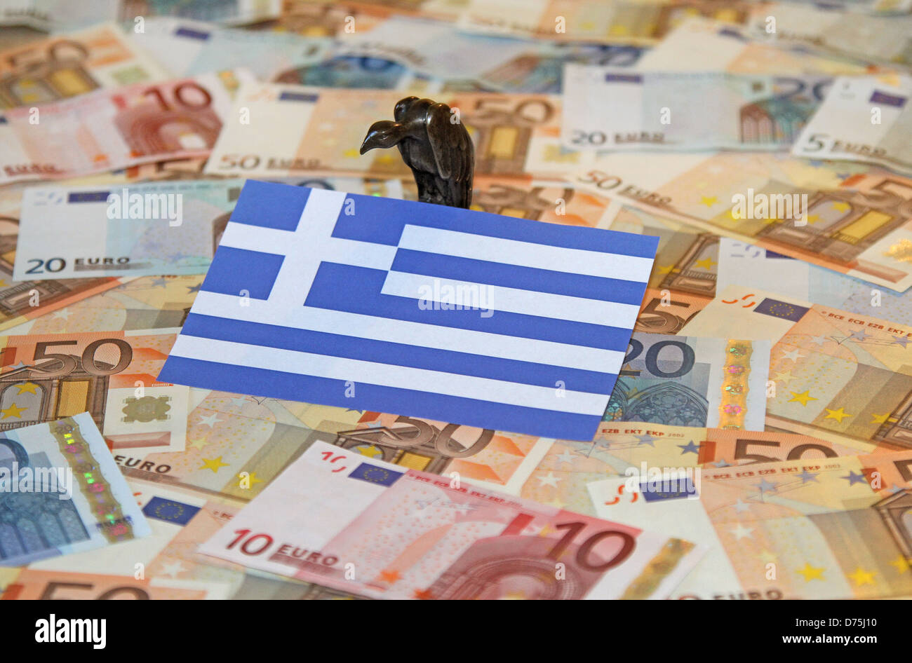 Berlin, Deutschland, Symbolfoto, Euro-Finanzkrise in Griechenland Stockfoto