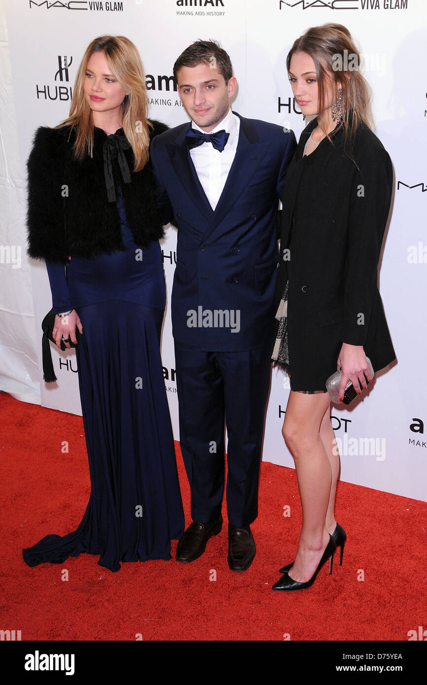 Gäste 2012 AmfAR New York Gala im Cipriani Wall Street - Ankünfte. New York Ciy, USA - 08.02.12 Stockfoto