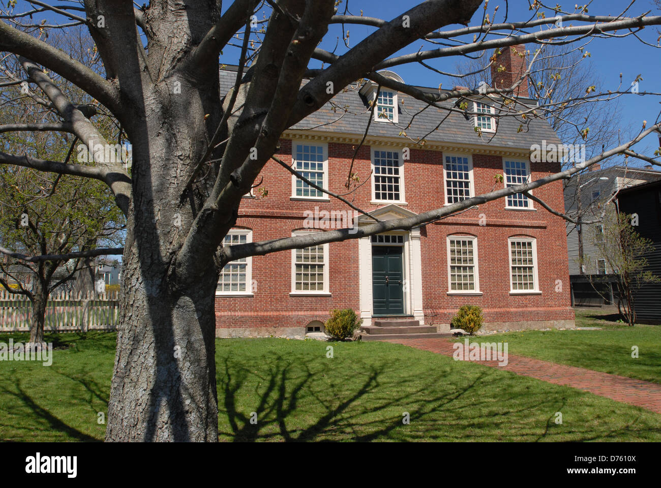 Das 18. Jahrhundert Haus von Elias Derby ist Teil von Salem Maritime National Park in Massachusetts. Stockfoto