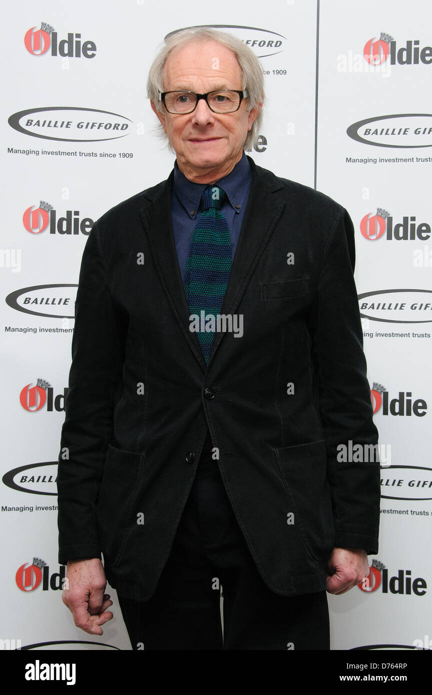 Ken Sie Loach Oldie Of The Year Awards 2012 - Ankünfte. London, England - 07.02.12 Stockfoto