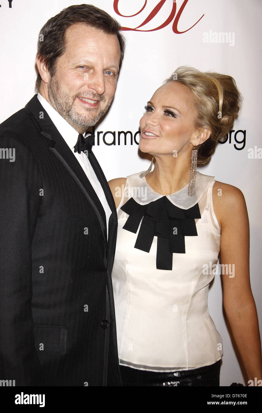 Rob Ashford und Kristin Chenoweth die 2012 Drama League Gala zu Ehren Kristin Chenoweth im Pierre Hotel - Ankunft statt. Stockfoto