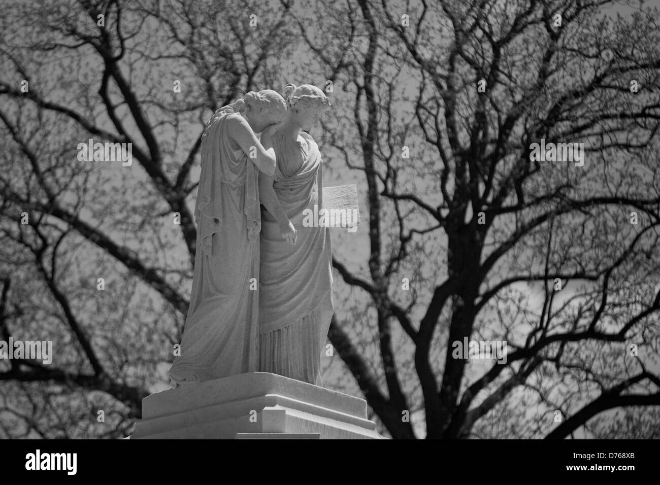 Statue von Trauer und Geschichte der Peace Monument im US Capitol gründen, Washington, DC, USA Stockfoto