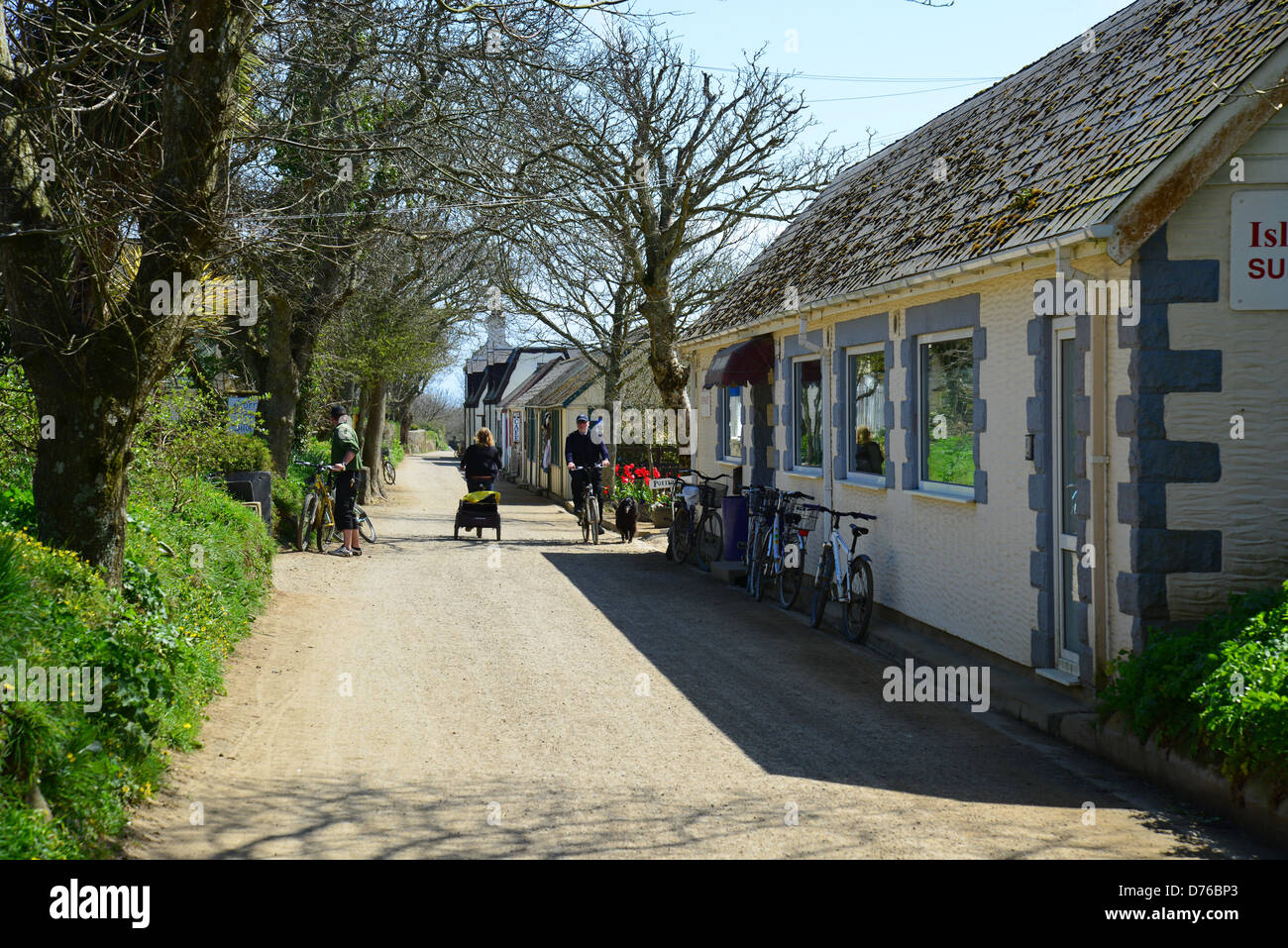 Das Avenue, größere Sark Sark, Vogtei Guernsey, Channel Islands Stockfoto