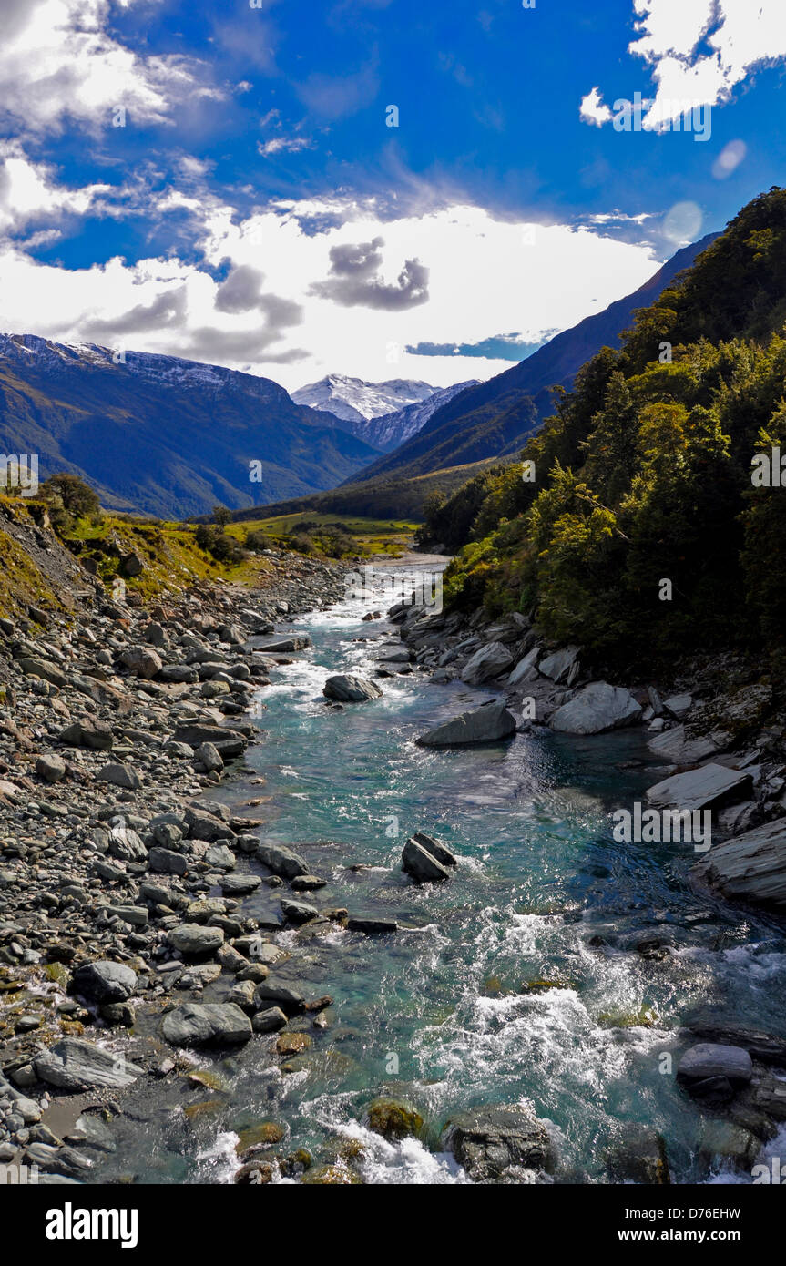 Rob Roy Glacier Trek, Südinsel, Neuseeland Stockfoto