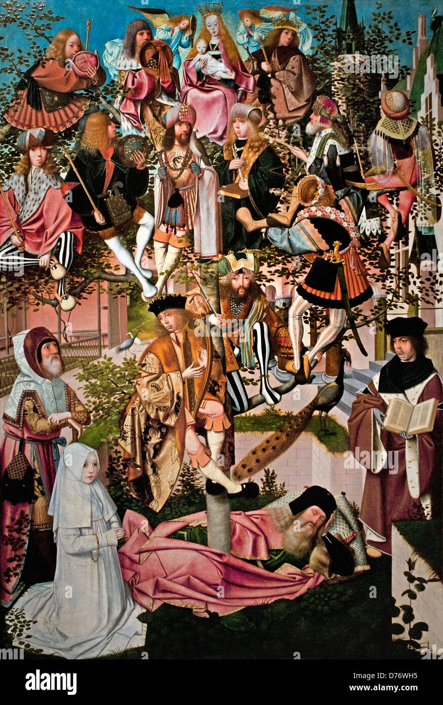 Der Baum von Jesse Kreis Geertgen tot Sint Jans 1500 Niederlande Niederlande (Stammbaum Christi) Stockfoto