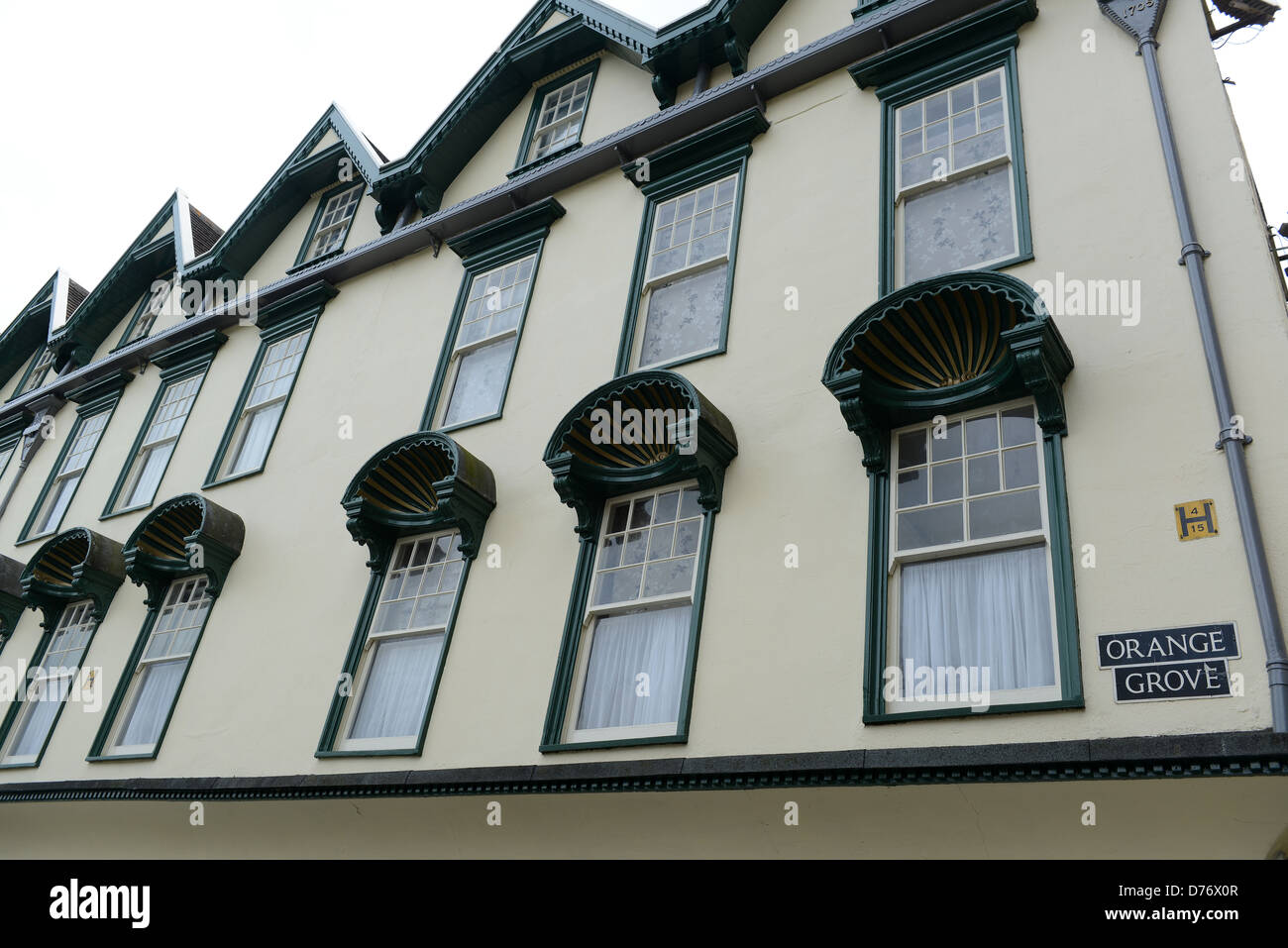 Architektur in Orange Grove Bad Stockfoto