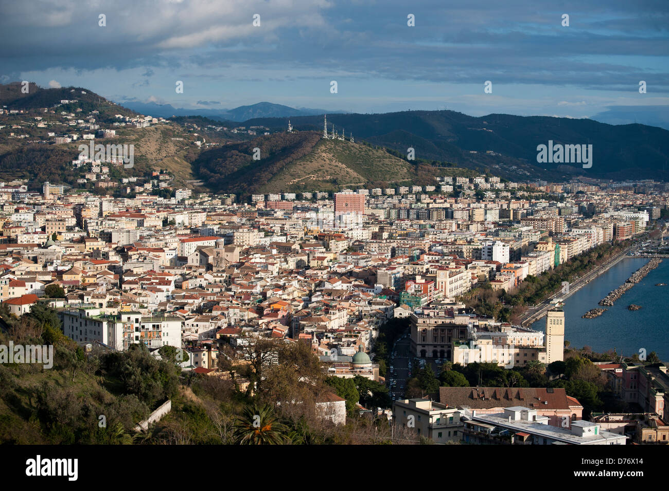 Italien-Kampanien-Salerno am Golf der Stadt Tirreno Meer Stockfoto