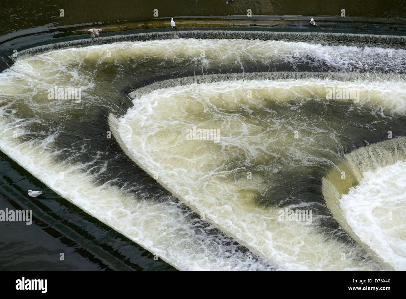 Das Wehr in Bath, Somerset, England Stockfoto