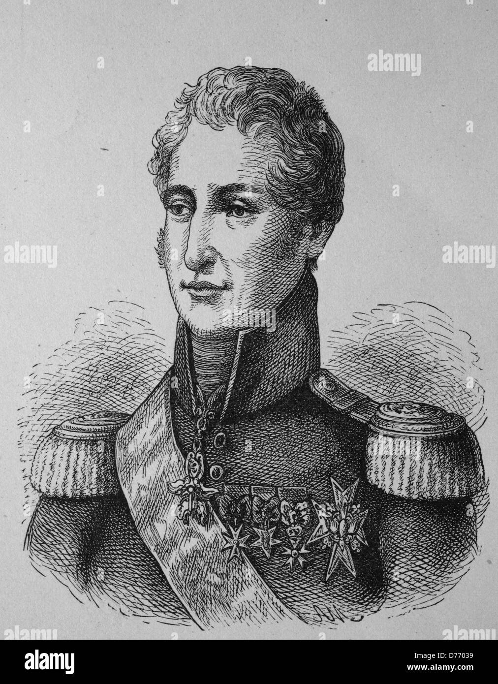 Charles X, Charles X Philippe, 1757-1836, letzter König von Frankreich und Navarra, Holzschnitt aus dem Jahr 1880 Stockfoto