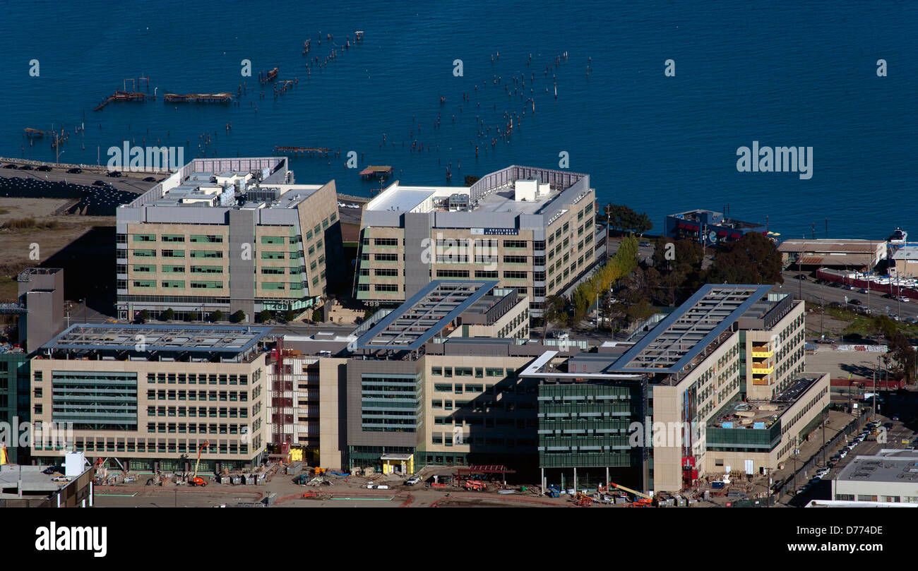 Luftaufnahme Mission Bay San Francisco Kalifornien Stockfoto