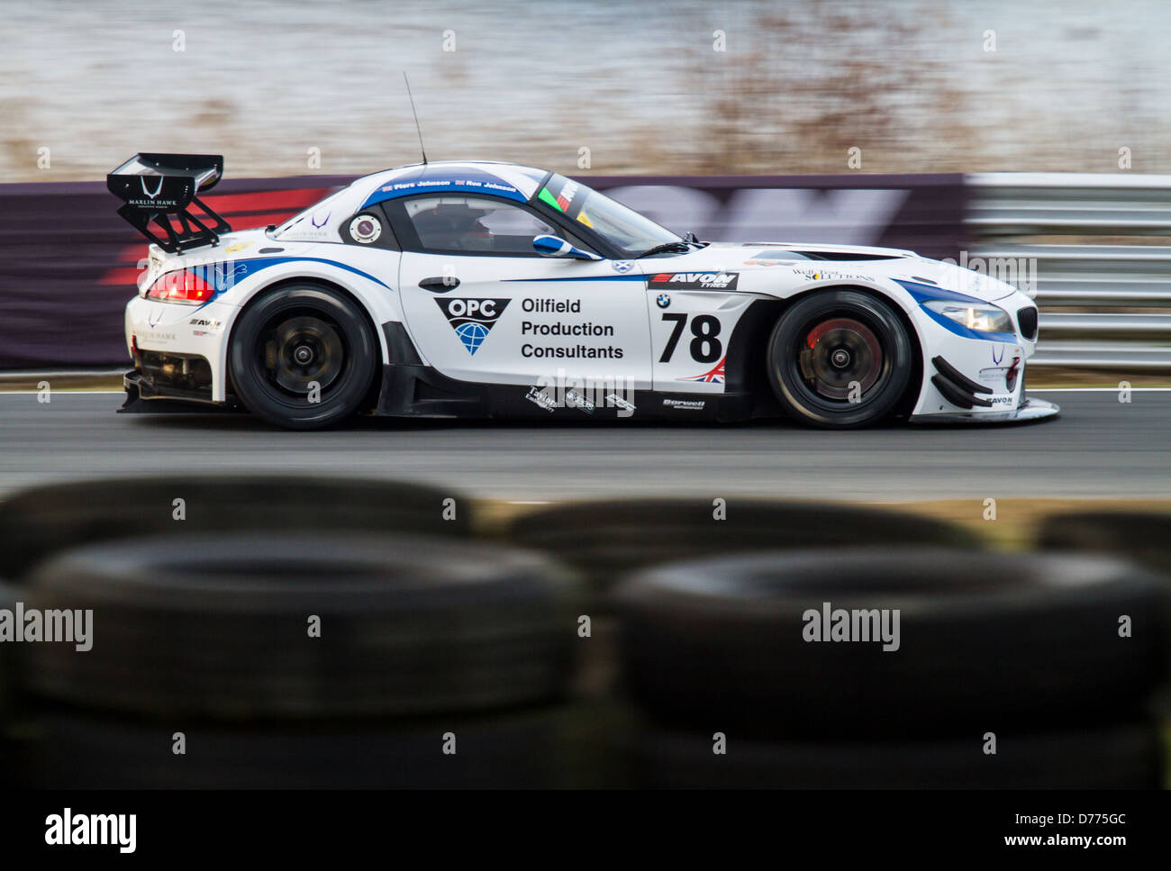 Barwell Motorsport bmw Stockfoto