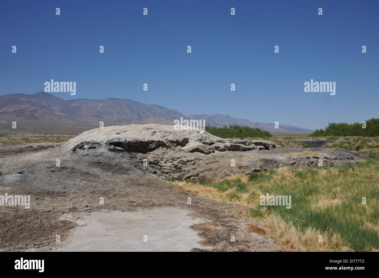 Das Becken im Todestal Nevada. Stockfoto