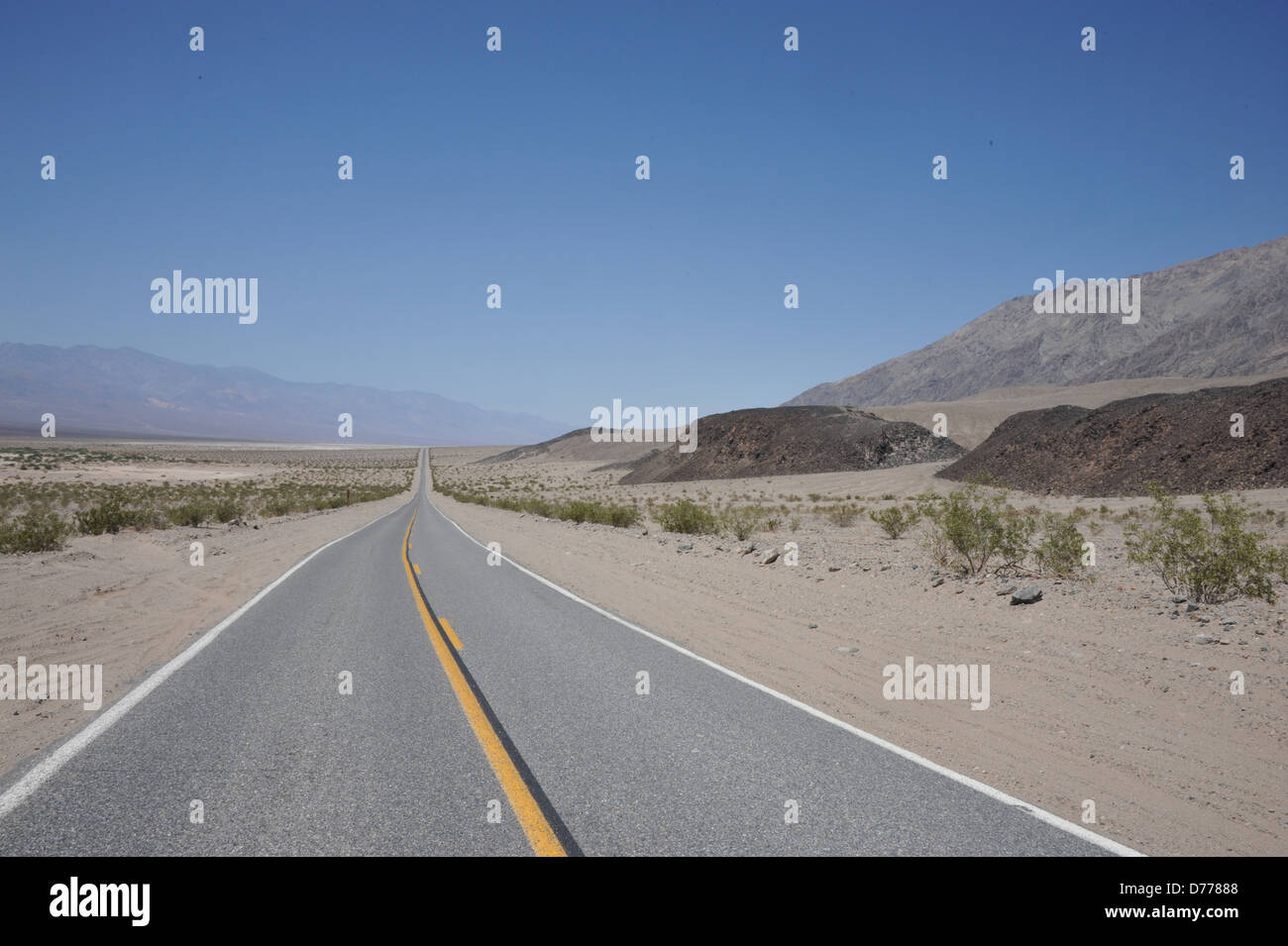 Die Unterseite des Death Valley, Nevada. Stockfoto