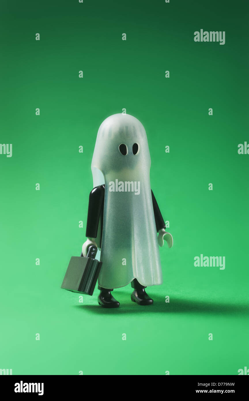 Hamburg, Deutschland, ein Geistermaennchen von Playmobil Stockfoto
