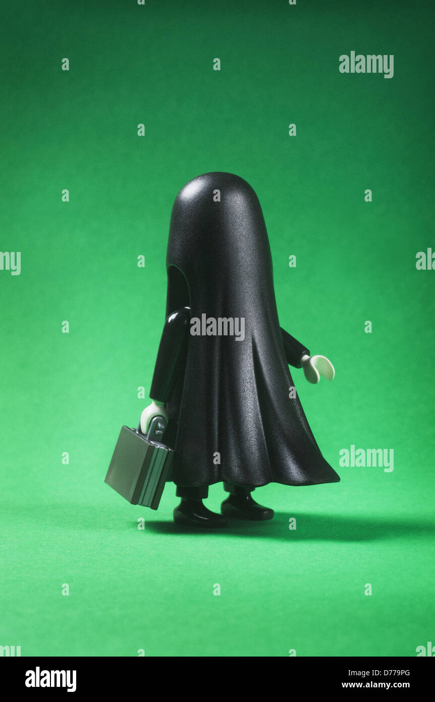 Hamburg, Deutschland, ein Geistermaennchen von Playmobil Stockfoto