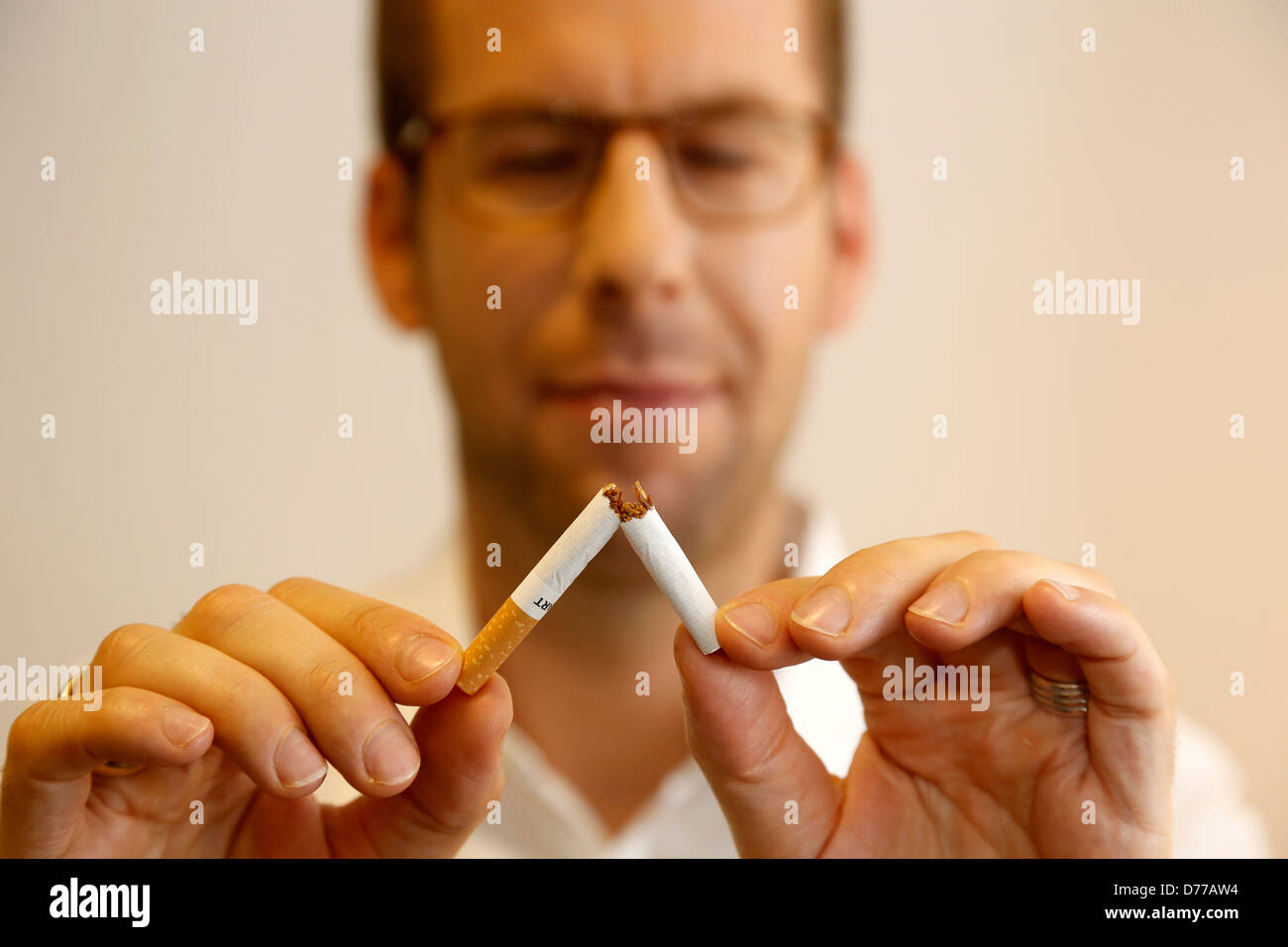 Essen, Deutschland, Rauchentwoehnung durch Hypnotherapie Stockfoto