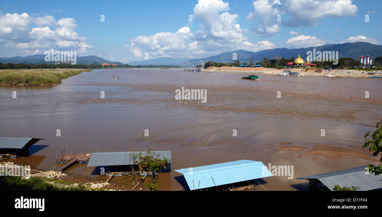 Thailand Sop Ruak Dorf das goldene Dreieck Treffen der drei Länder (Thailand-Birmanie-Laos Stockfoto