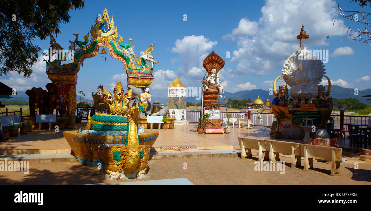 Thailand Sop Ruak das goldene Dreieck Stockfoto