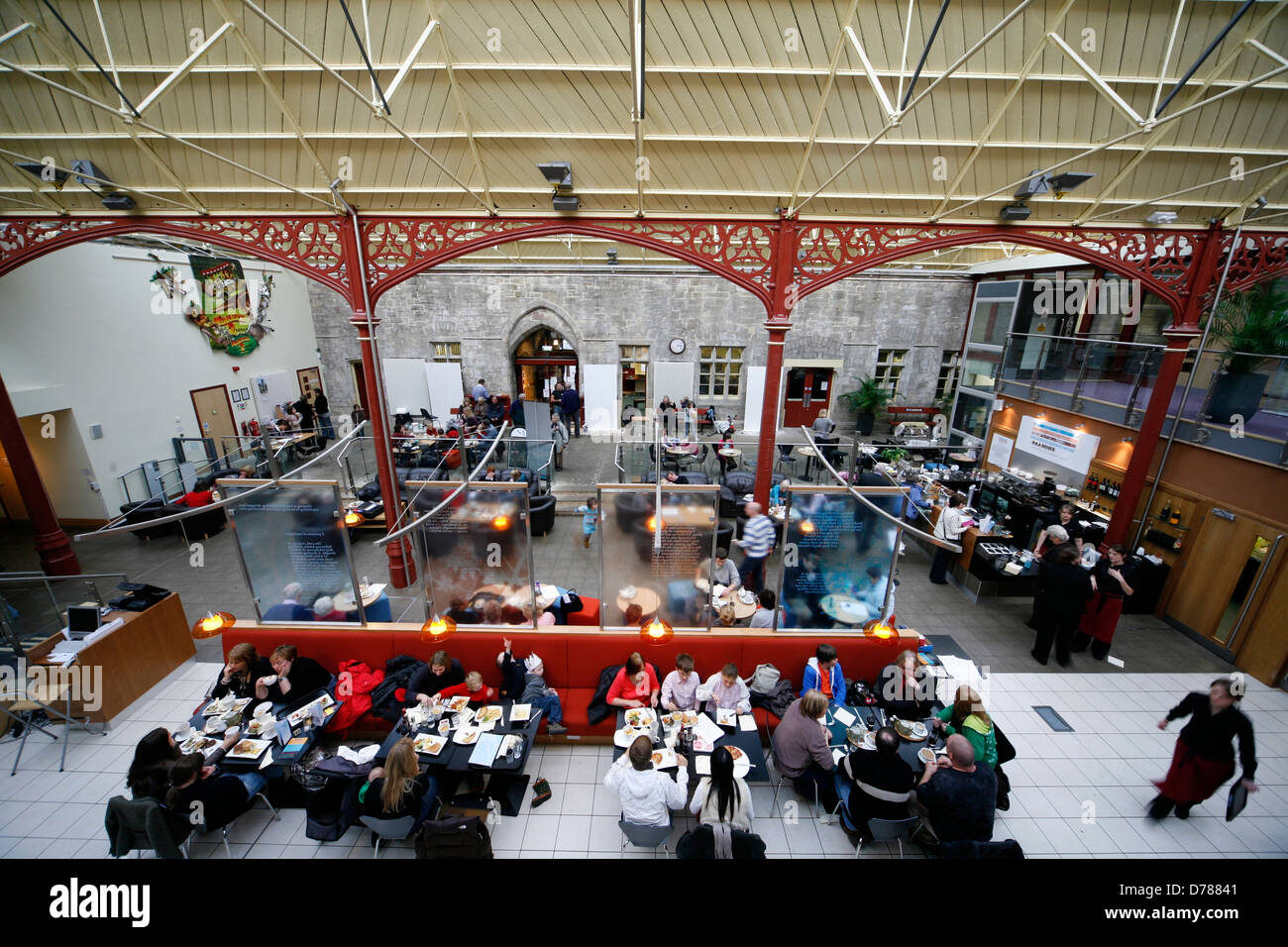 Stillgelegten Bahnhof Richmond Station North Yorkshire heute ein café Stockfoto