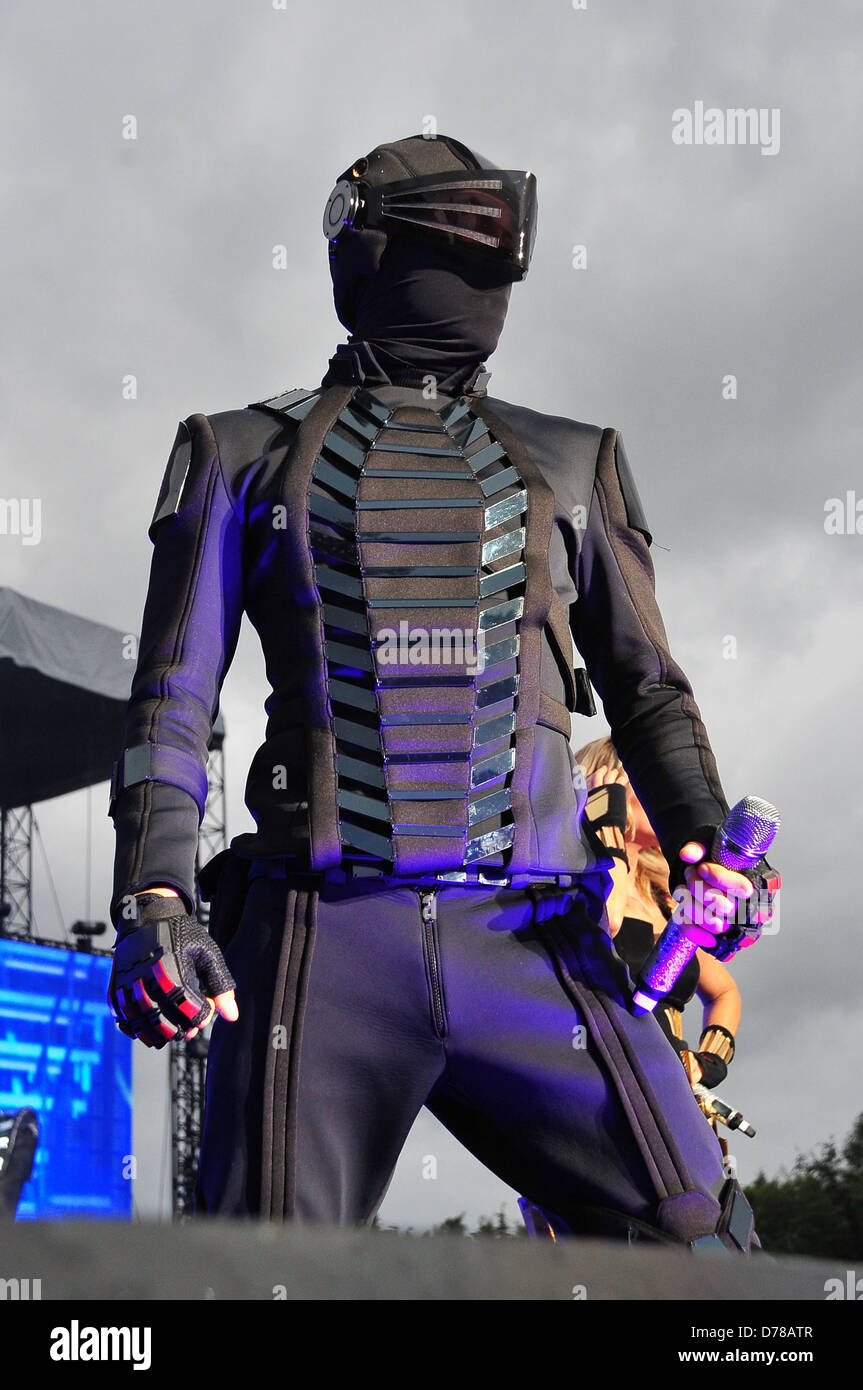 Die Black Eyed Peas durchführen Konzert in Alton Towers Staffordshire, England - 06.07.11 Stockfoto