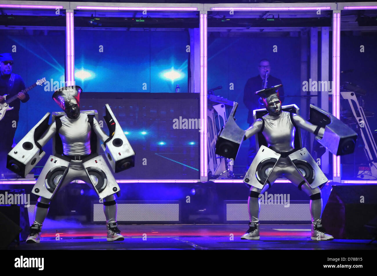 Die Black Eyed Peas durchführen Konzert in Alton Towers Staffordshire, England - 06.07.11 Stockfoto