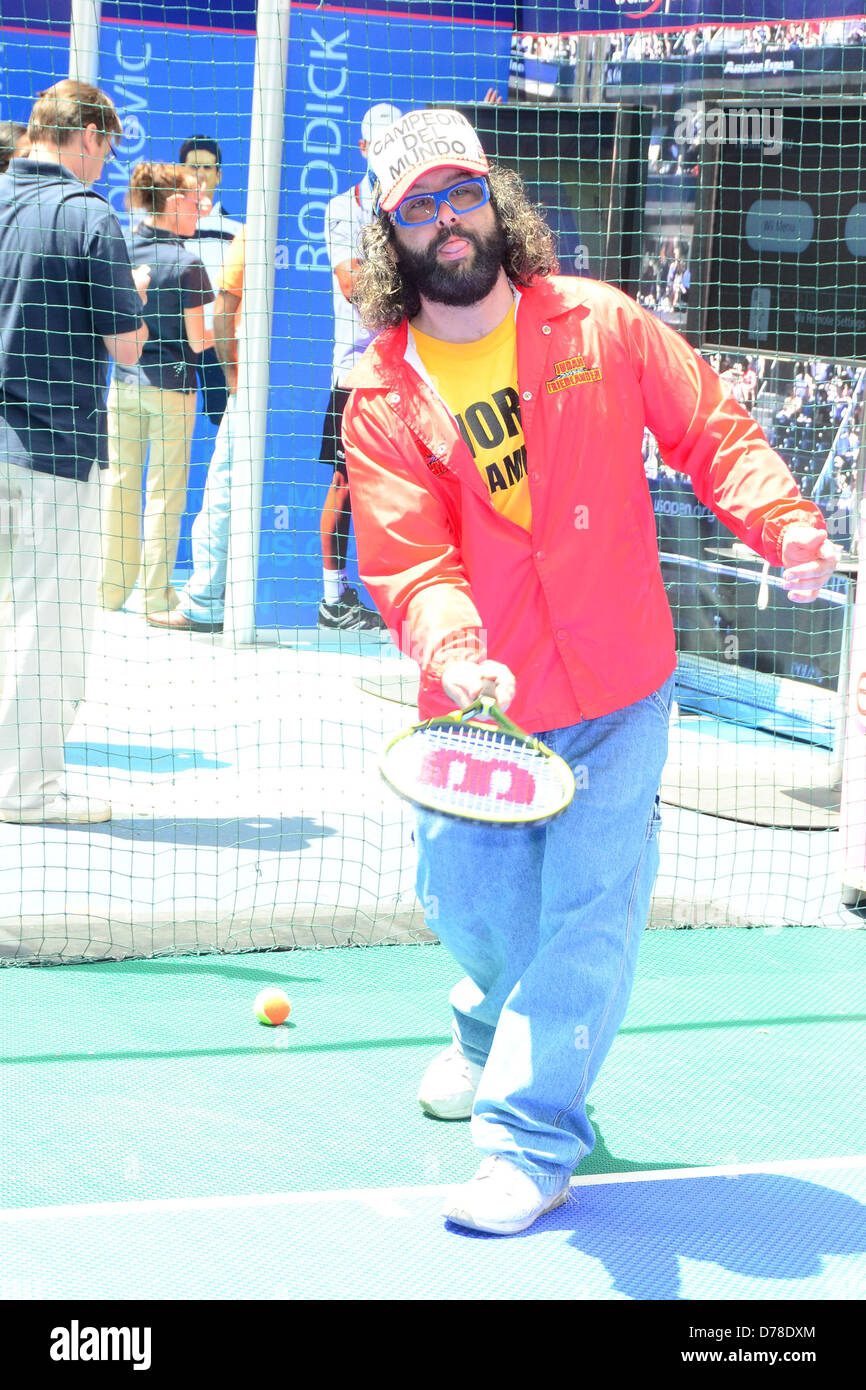 Judah Friedlander 2011 US Open Verkaufsstart Ticket in Times Square New York City, USA - 13.06.11 Stockfoto