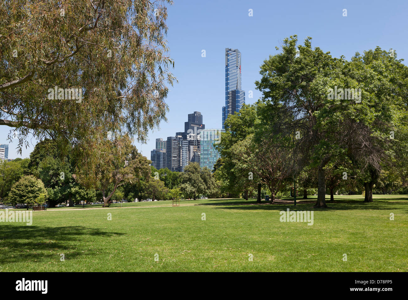 Zeigen Sie in der Eureka Tower in Melbourne, Australien an Stockfoto