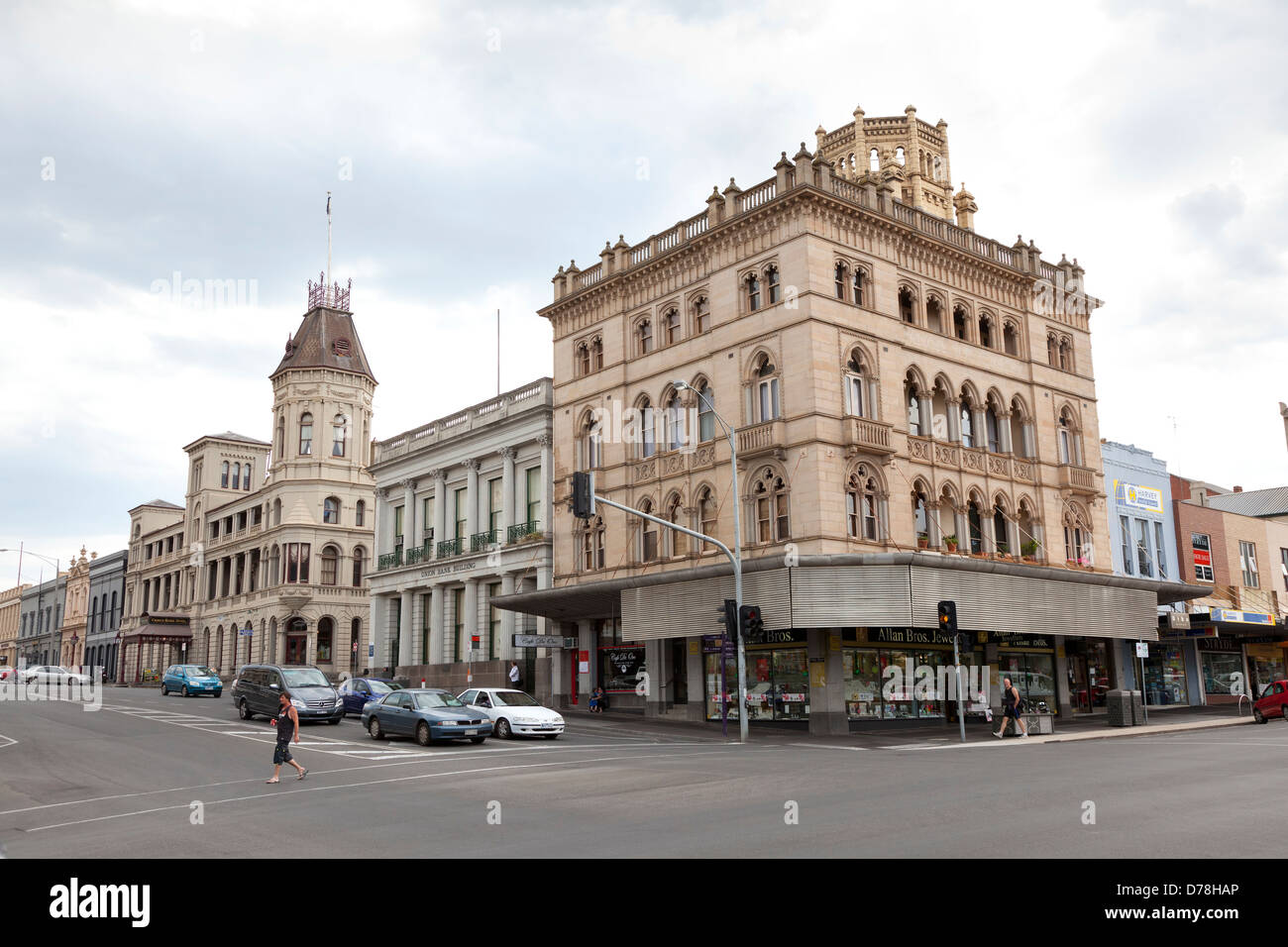 Ballarat Straßenbild in Victoria Australien Stockfoto