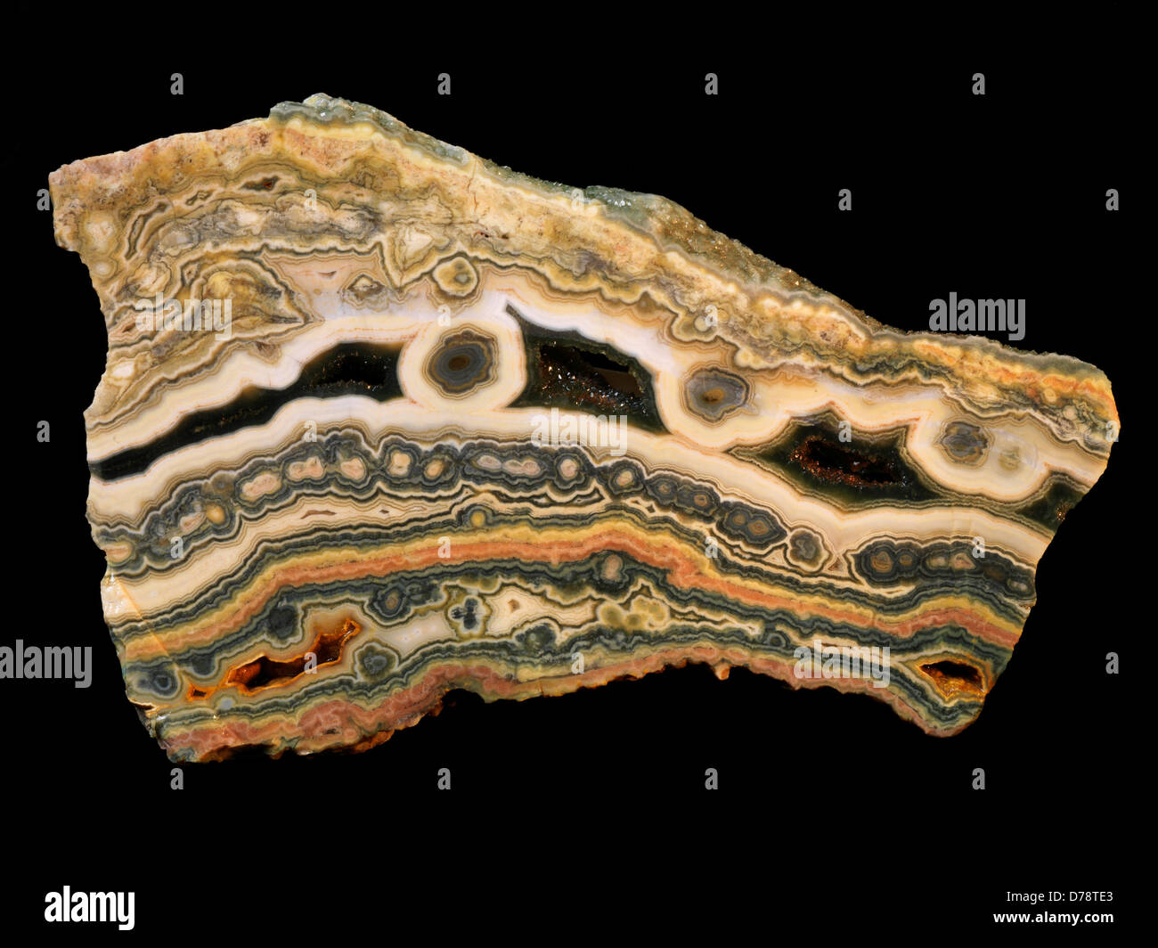 Slab Ocean Jaspis auf in der Nähe von Dorf Marovato an der Nordwestküste Madagaskars gefunden. Stockfoto