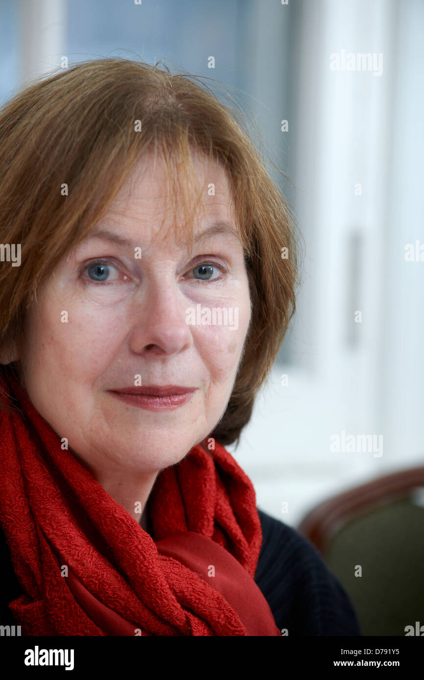 Posy Simmonds an literarischen Oldie Mittagessen 16.04.13, Stockfoto