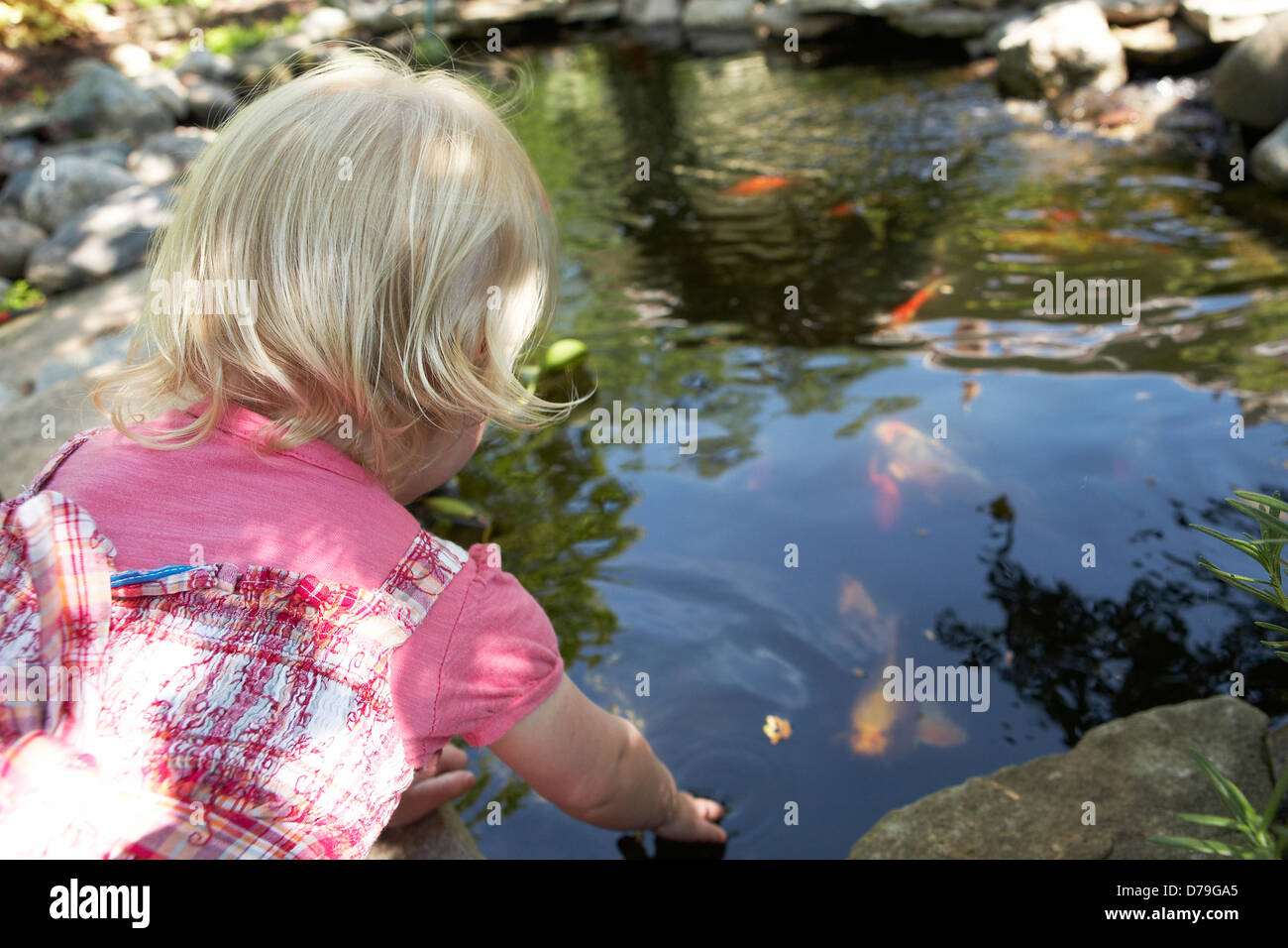 Kind Im Teich Stockfotos und bilder Kaufen Alamy