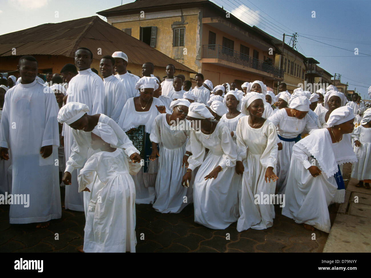 Porto-Novo-Benin-Ostern-Day-Parade Stockfoto