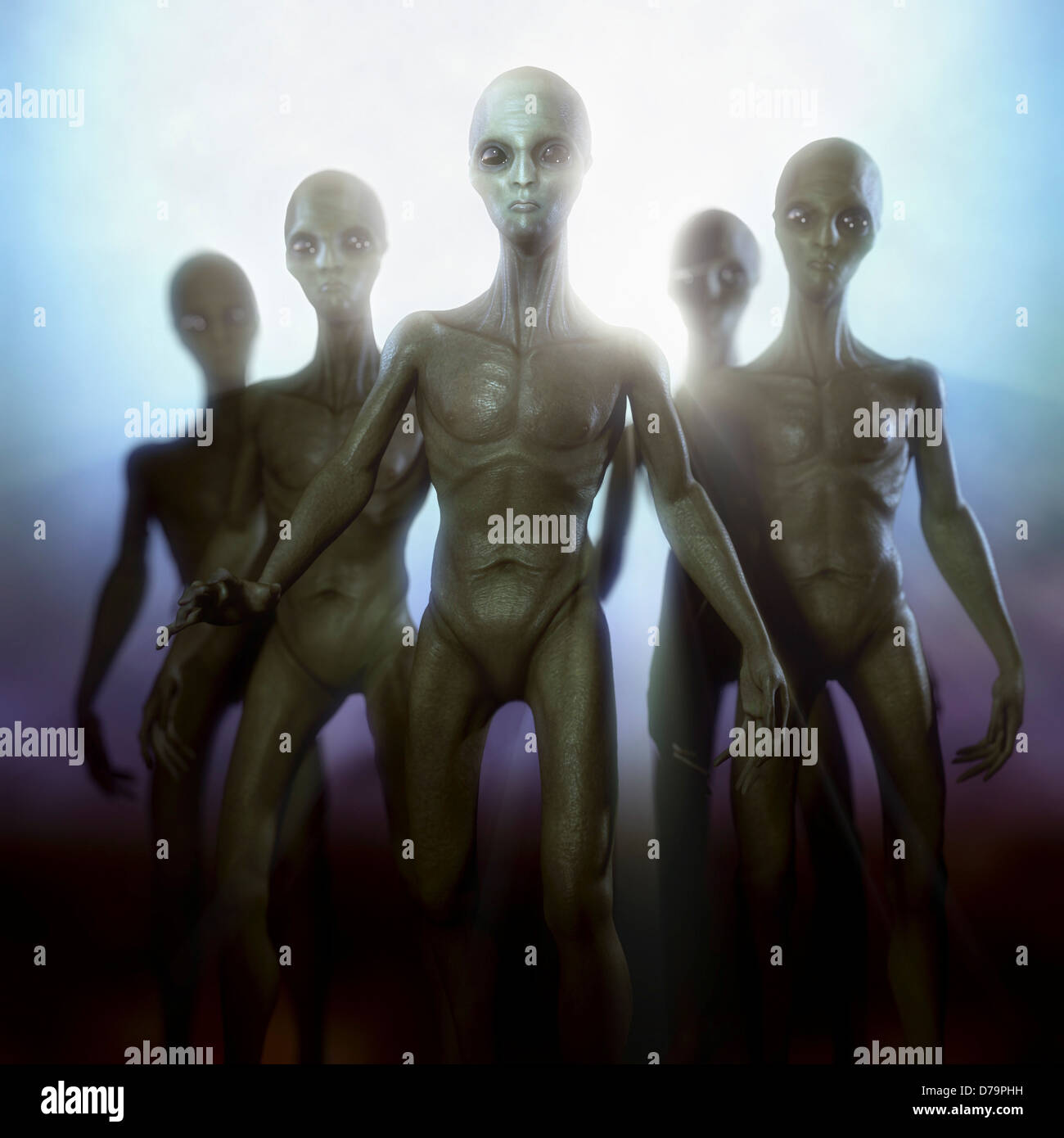 Außerirdisches Leben Stockfoto