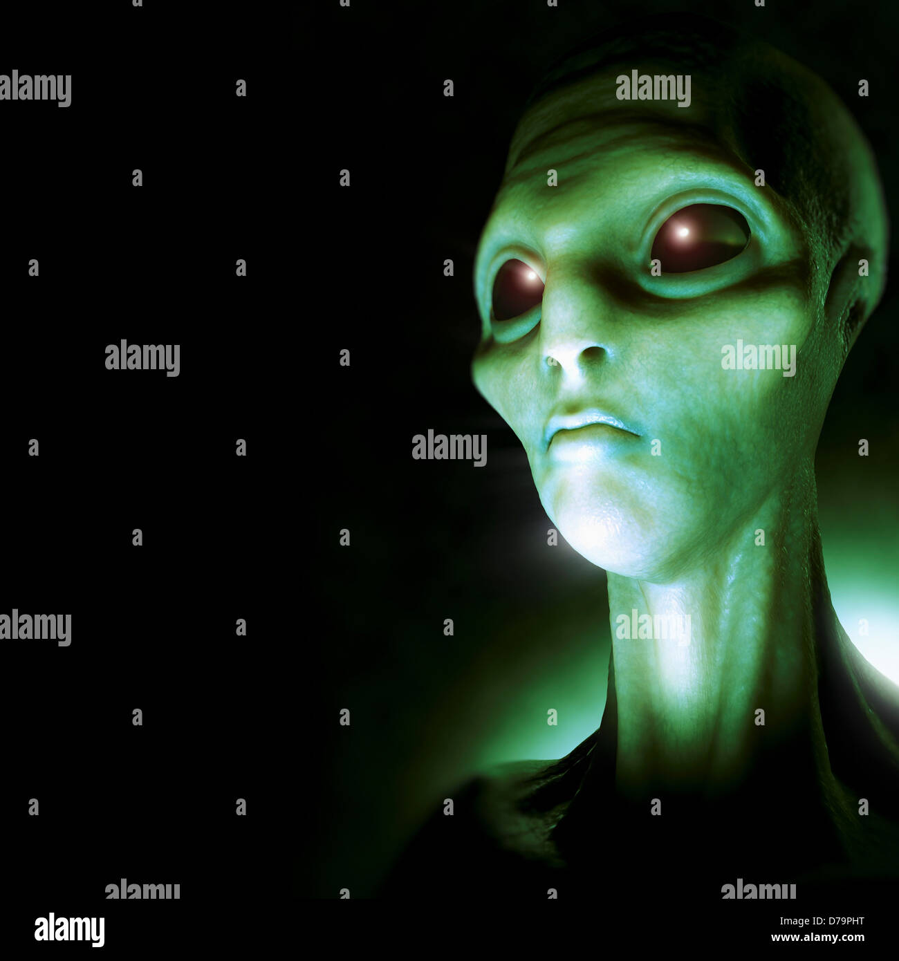 Außerirdisches Leben Stockfoto